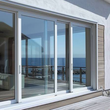 Aluminium sliding window installation